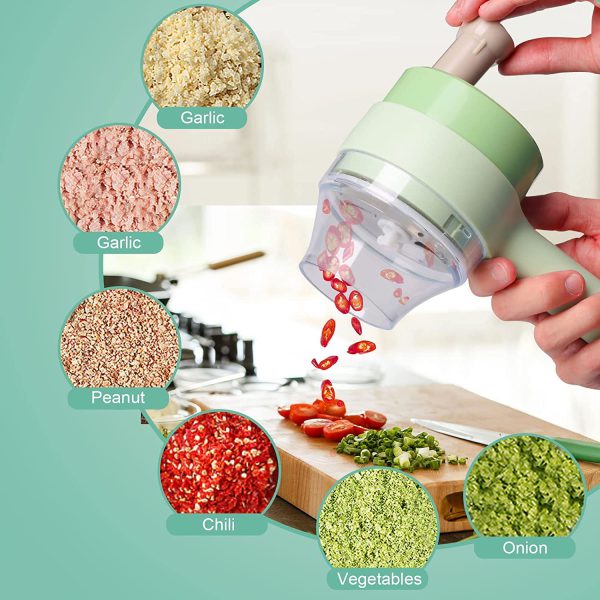 Electric Handheld Vegetable Cutter/chopper Set